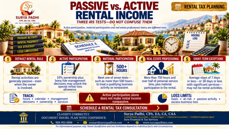 Passive vs. Active Rental Income: How the IRS Decides Which One You Have