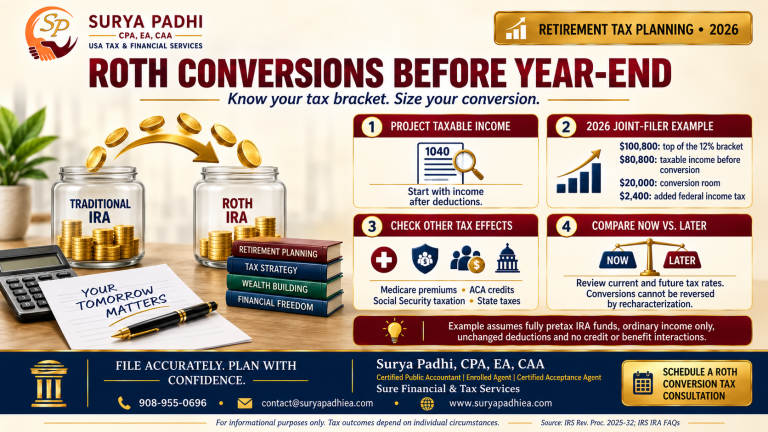 Roth Conversions Before Year-End: The Bracket-Filling Math