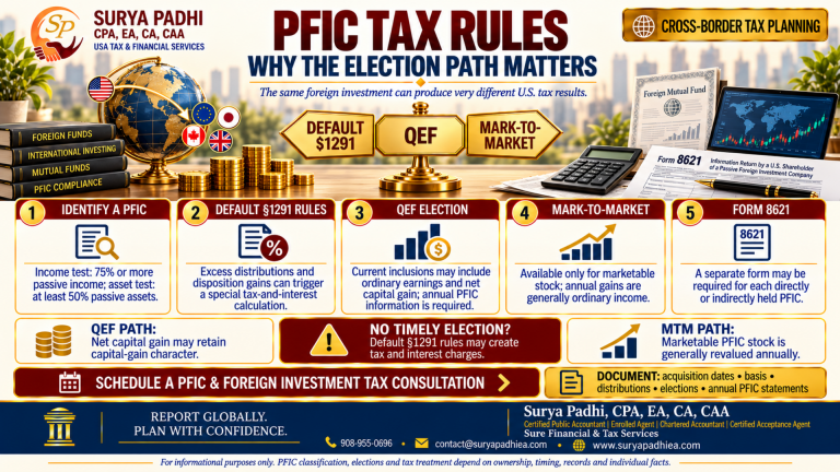 PFIC Rules: Why a Foreign Mutual Fund Is a Tax Problem